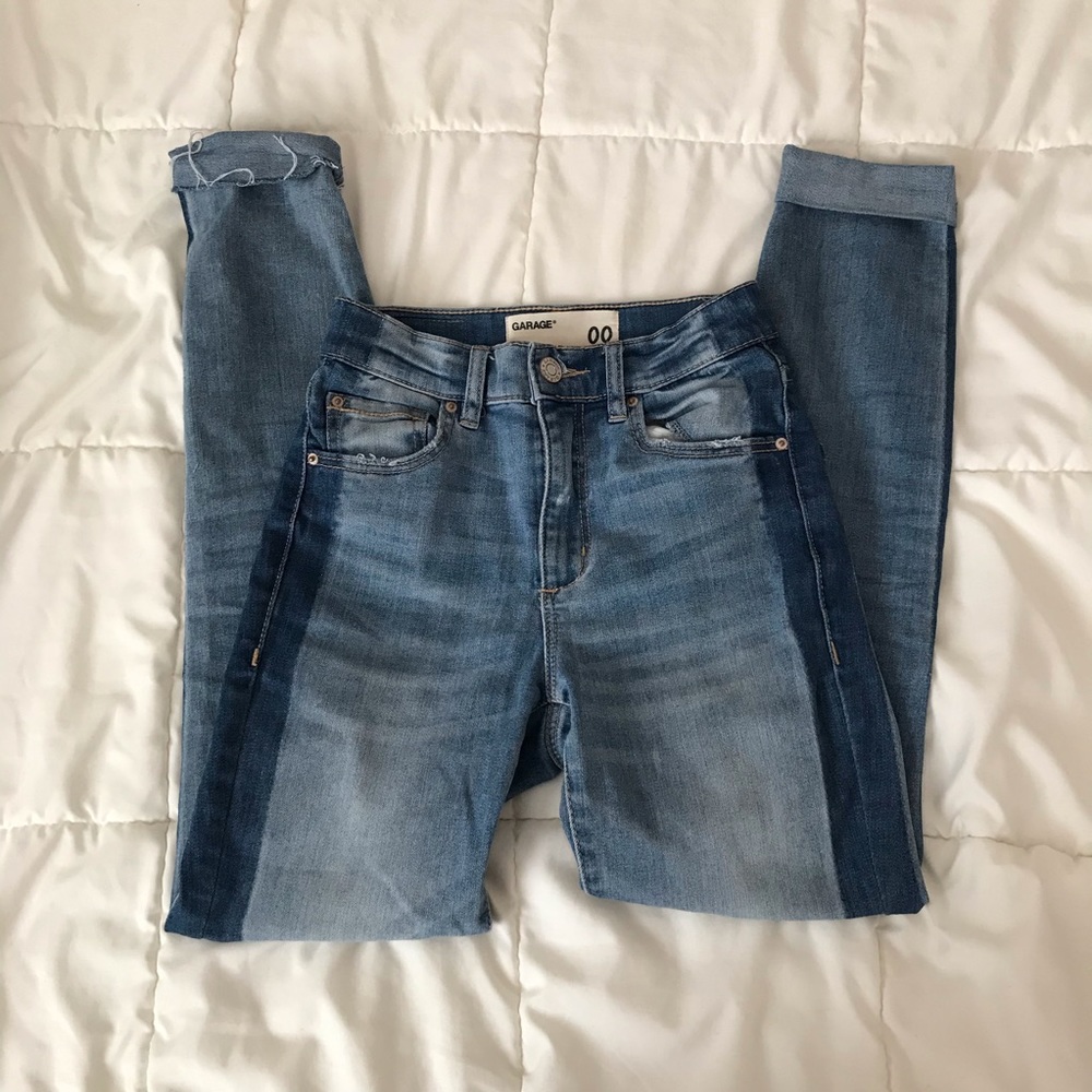 GARAGE HIGH-WAISTED JEGGING JEANS SIZE 00